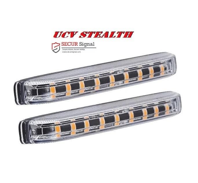 UCV Stealth Led Flitser 2 stuks ECER65 12/24V SUPER SMALL **, Auto diversen, Tuning en Styling, Ophalen of Verzenden