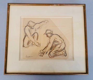 Maximilien Luce (1858-1941) - Les Hommes au travail - NO, Antiek en Kunst