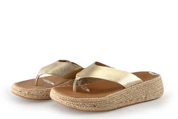Fitflop Sleehakken in maat 39 Goud, Overige kleuren, Verzenden, Zo goed als nieuw, Schoenen met hoge hakken