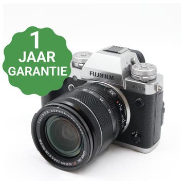 Fujifilm X-T3 zilver + XF 18-55mm | Tweedehands, Verzenden, Zo goed als nieuw