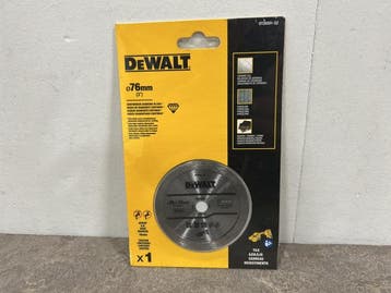Veiling - 4x DeWalt diamantzaagblad ø76mm DT20591-QZ, Bricolage & Construction, Outillage | Pièces de machine & Accessoires