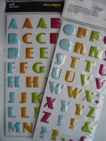 Groot assortiment scrapbook materialen in de OPRUIMING., Nieuw