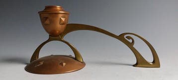 WMF / Geislingen - Bougeoir - Cuivre, Laiton - Art nouveau