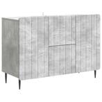 vidaXL Dressoir met lade Betongrijs 89 x 34,5 x 62 cm, Verzenden