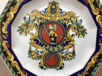 Rosenthal - Versace - Suikergoed schotel - Le roi soleil -