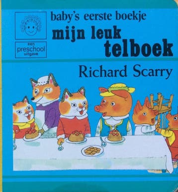 Babys eerste boekje richard Scarry telboek 9789024354481, Boeken, Kinderboeken | Kleuters, Verzenden, Gelezen, Richard Scarry