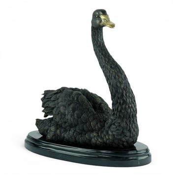 sculptuur, Elegant Swan - 7.2 kg - 30 cm - Brons, Marmer