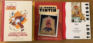 Tintin - Hergé - Ensemble de 3 albums - 3 Album - EO -
