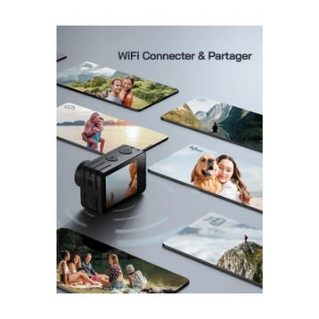 WOLFGANG Dual Color actiecamera 4K 60fps 24MP GA420 wifi..., Audio, Tv en Foto, Ophalen of Verzenden, Nieuw