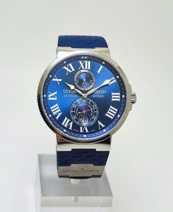 Ulysse Nardin - Marine Chronometer “Blue Dial” - 263-67 -, Bijoux, Sacs & Beauté, Montres | Hommes