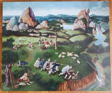 Pierre Guilla (1914-2012) - Hommage à la peinture flamande