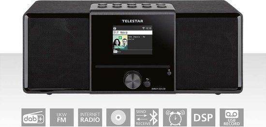 Multifunctionele Stereo Radio met CD-speler DAB+ / FM / Inte, Audio, Tv en Foto, Radio's, Nieuw, Verzenden