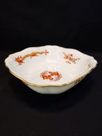 Meissen - Kom - quadratisch 23,0x22,5x7,0 cm Roter Reicher