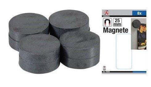 Magneetset keramisch Dia 25 mm 8 st., Auto-onderdelen, Overige Auto-onderdelen, Verzenden