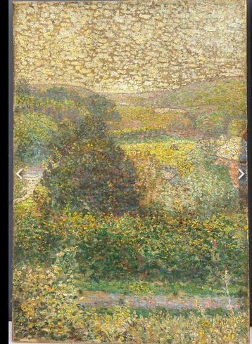 Franse school (XIX) - Paysage Pointilliste (Vendu sans prix