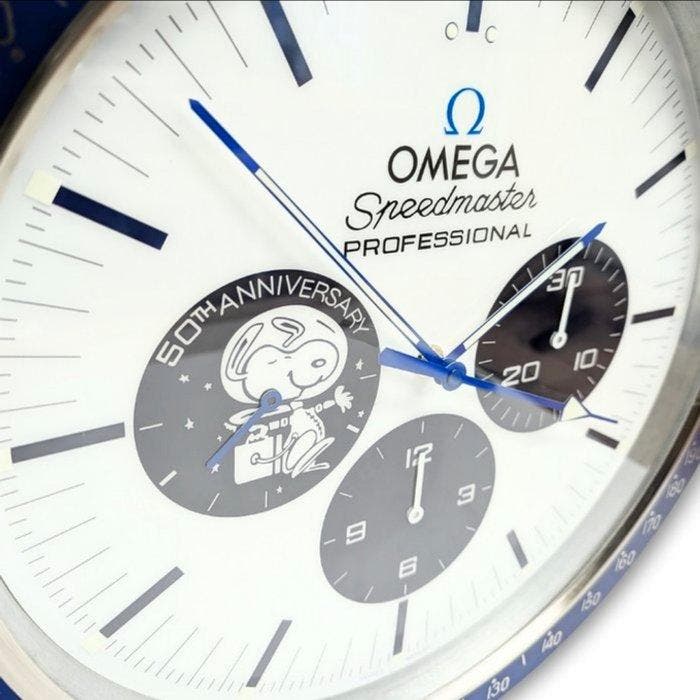 Moon24 - Omega Speedmaster Lunar Anniversary  Wall Clock, Antiek en Kunst, Kunst | Designobjecten