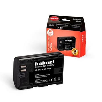 Hähnel HL-E6n accu voor Canon LP-E6 met garantie, Ophalen of Verzenden, Gebruikt