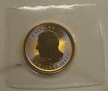 Canada. 5 Dollars 2025 Maple Leaf 1/10 Oz (Zonder