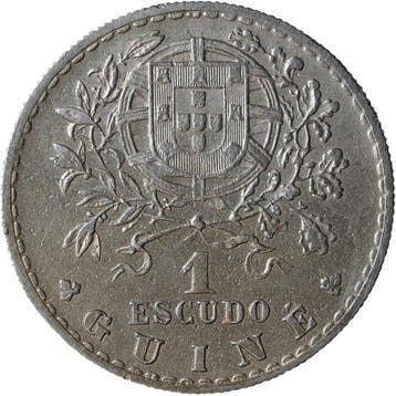 Portugees-Guinea. 2 Coins - 1 Escudo 1933 & 1 Escudo 1946