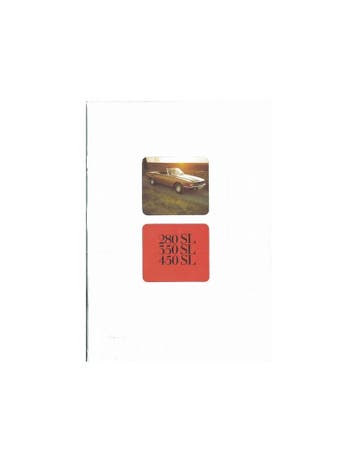 1979 MERCEDES BENZ SL BROCHURE NEDERLANDS, Ophalen of Verzenden, Nieuw