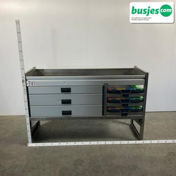Aluca bedrijfswageninrichting 1500x529x950mm (3161), Verzenden, Gebruikt