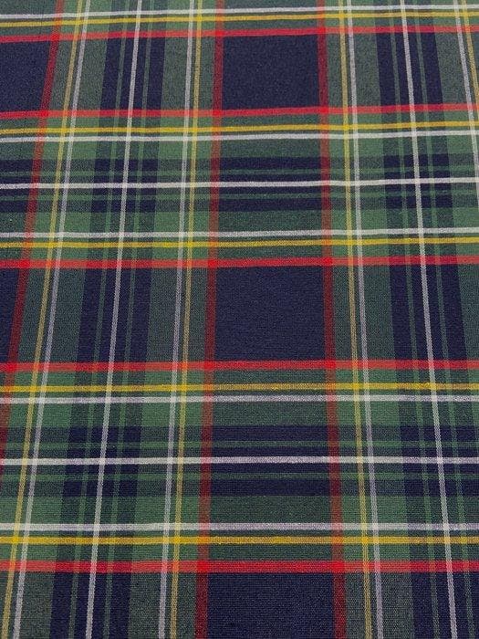 Tartan van katoenmix, geverfd in draad, dubbelzijdig, met, Antiek en Kunst, Curiosa en Brocante