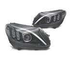 PHARES POUR MERCEDES CLASSE C W205 14-18 LED FOND NOIR, Verzenden