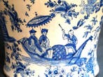 dekselvaas - Porselein, 50 cm schitterende chinoiserie -