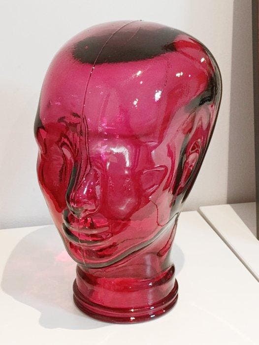 Fabrilglass - Tête - Maniquí Nefertiti - verre recyclé, Antiquités & Art, Art | Objets design