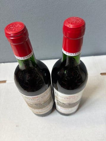 1982 Chateau du Glana - Saint-Julien - 2 Bouteilles (0,75 L), Collections, Vins