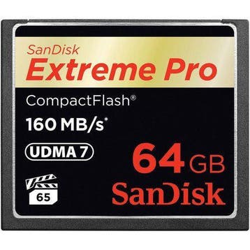 Sandisk CF 64GB Extreme Pro 160MB/s - OUTLET, Ophalen of Verzenden, Overige typen