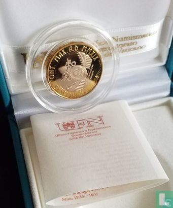 Vaticaan 5 euro 2019 (PROOF) 34th World Youth Day in Pan..., Postzegels en Munten, Munten | Europa | Euromunten, Verzenden, Vaticaanstad