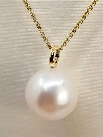 Zonder minimumprijs - Ketting met hanger - 14 karaat Geel