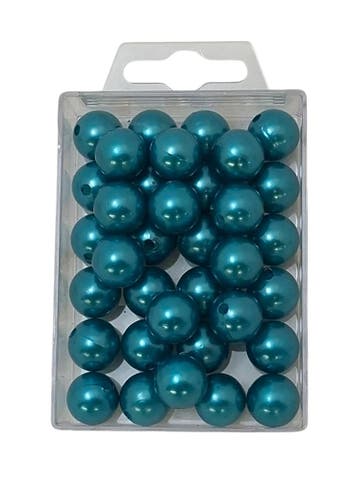Parels Rijgparels WM 27 Turquoise 14 mm, Nieuw