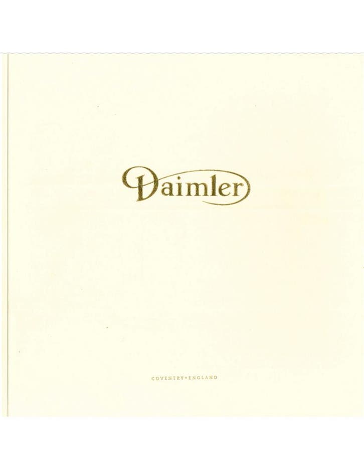 2000 DAIMLER SUPER V8 BROCHURE NEDERLANDS, Boeken, Auto's | Folders en Tijdschriften