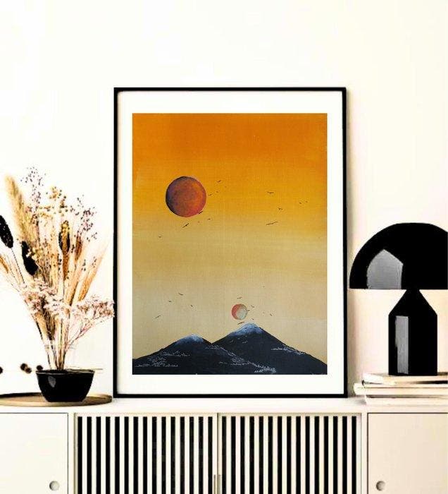 Riccardo Magatti (XX) - Luce6, Antiquités & Art, Art | Peinture | Moderne