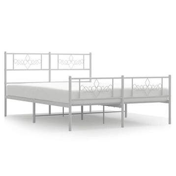 Bedframe 140x200 Wit - 59% korting, Retour deal!, Gebruikt, Verzenden, Wit, Tweepersoons