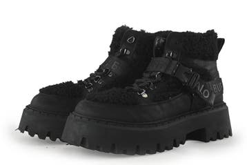 Buffalo Veterboots in maat 42 Zwart, Kleding | Dames, Verzenden, Zwart, Overige typen, Zo goed als nieuw