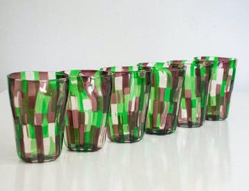 Ribes Collectible Glass - Drinkset - Muranoglas - Set van