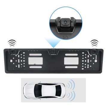 Kentekenplaathouder Camera met Parkeersensoren, Verzenden