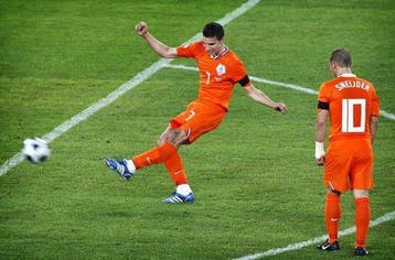Nederlands elftal - Europese voetbal competitie - Robin Van
