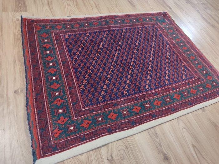 Azeri - Tapis - 1.35 m - 0.98 m - Sac de selle turkmène, Maison & Meubles, Ameublement | Tapis & Moquettes