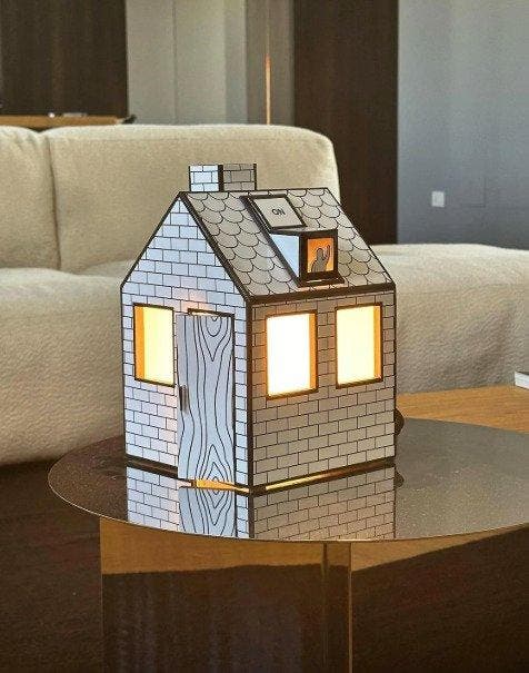 Seletti - Tomas Schats - Lamp - On-Off Lamp - Hars, Antiek en Kunst, Kunst | Designobjecten