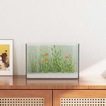 vidaXL Aquarium met opslag Doorzichtig 30 x 20 x 20 cm Glas, Dieren en Toebehoren, Verzenden, Nieuw