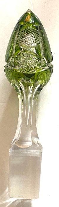 Val Saint Lambert - Carafe - Cristal - Bouchon de carafe, Antiek en Kunst