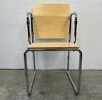 Gerrit Rietveld - Stoel - Verchroomd, Staal, hard hout