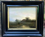 P.J C Gabriel (1827-1903), Attribué(e) à - Visser bij het