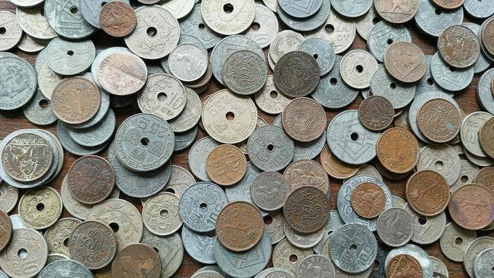 België. Lot of 3 killogram +- Old Belgium coins (Zonder, Postzegels en Munten, Munten | Nederland