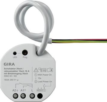 Gira One 2-Gang Schakelaar 16A KNX Veilige Actuator - 506200, Verzenden, Nieuw