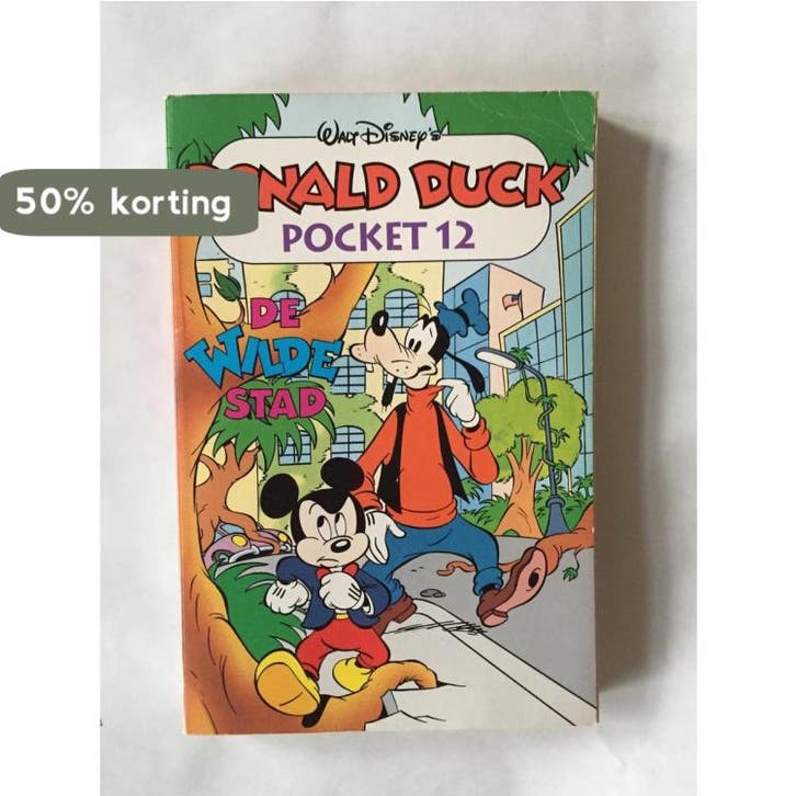 Donald Duck pocket 012 wilde stad 8710722530625 Disney, Boeken, Overige Boeken, Gelezen, Verzenden